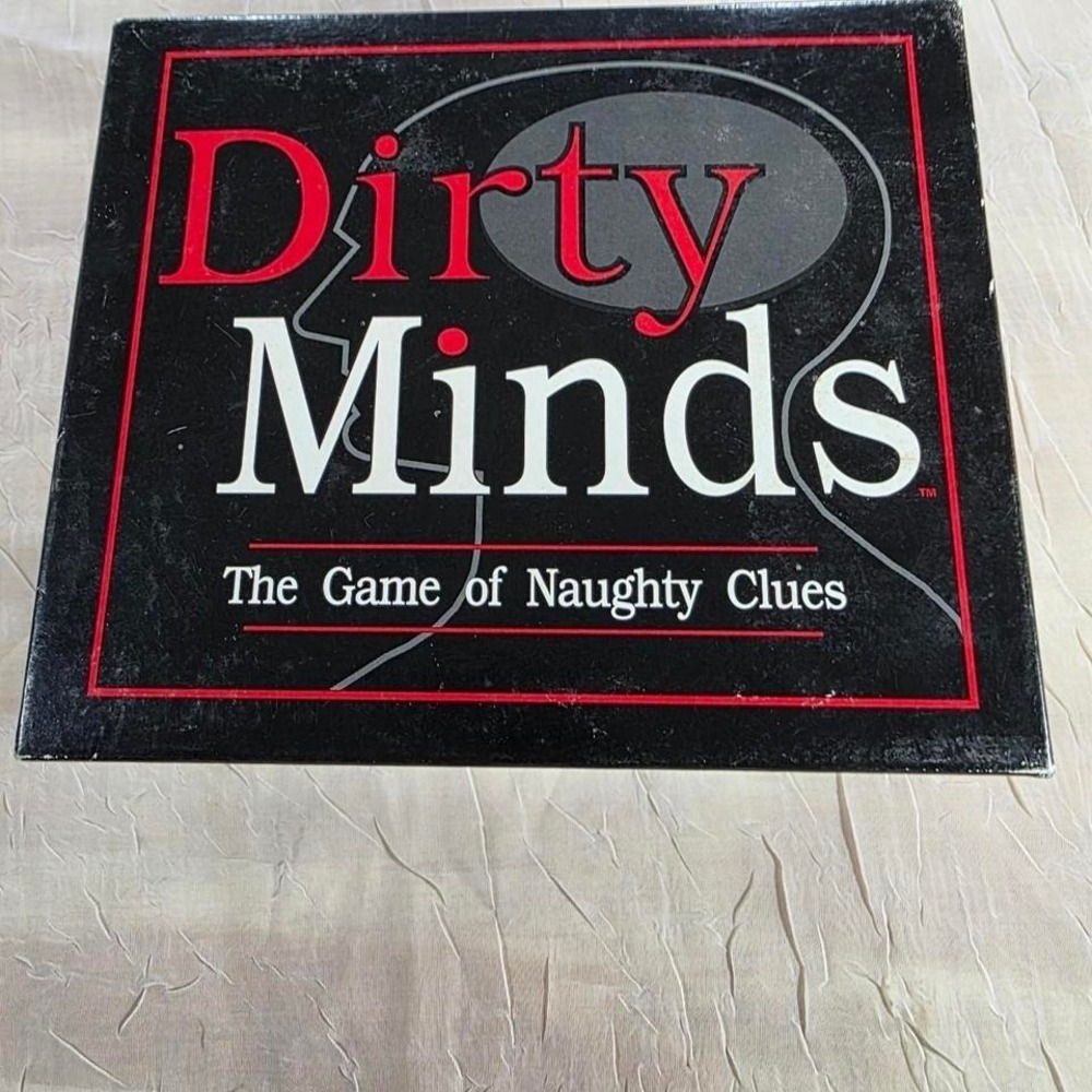Dirty Minds Game of Naughty Clues TDC Games Vintage 1990 Adult Party Board Game